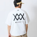 [MENS] O:production logo mockneck - white