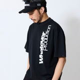 [MENS] O:production logo mockneck - black