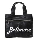 FAUX LEATHER CART BAG-BLACK