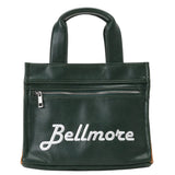 FAUX LEATHER CART BAG- GREEN