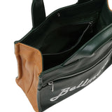 FAUX LEATHER CART BAG- GREEN