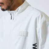 S:WEG logo fullzip jacket white