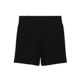 JACQUARD TUCK SHORTS - BLACK