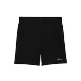 JACQUARD TUCK SHORTS - BLACK
