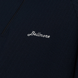 JACQUARD S/S POLO SHIRTS -  NAVY