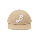 LOGO-6 PANEL CAP B LOGO - BEIGE