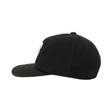 LOGO-6 PANEL CAP B LOGO - BLACK