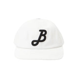 LOGO-6 PANEL CAP B LOGO - WHITE
