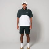 MESH TUCK SHORTS - GREEN