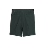 MESH TUCK SHORTS - GREEN