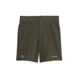 MESH TUCK SHORTS - OLIEVE