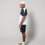 PANELED S/S POLO SHIRTS -  GREEN