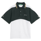 PANELED S/S POLO SHIRTS -  GREEN