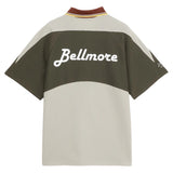 PANELED S/S POLO SHIRTS -  OLIVE