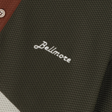 PANELED S/S POLO SHIRTS -  OLIVE