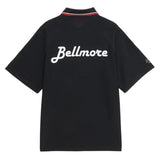 PANELED S/S POLO SHIRTS - BLACK
