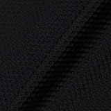 PANELED S/S POLO SHIRTS - BLACK