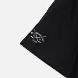 PANELED S/S POLO SHIRTS - BLACK