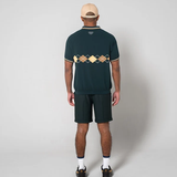 ARGYLE S/S POLO SHIRTS - GREEN
