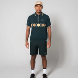ARGYLE S/S POLO SHIRTS - GREEN