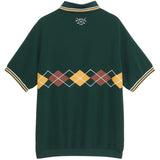 ARGYLE S/S POLO SHIRTS - GREEN
