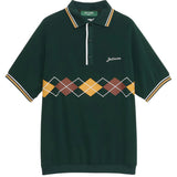 ARGYLE S/S POLO SHIRTS - GREEN