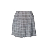 [WOMENS] Glen Check Pleated Skirt