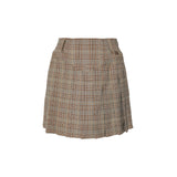 [WOMENS] Glen Check Pleated Skirt