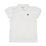 [WOMEMS] puff sleeves polo shirts