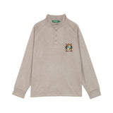 [MENS]EMBLEM BUTTON L/S MOCKNECK