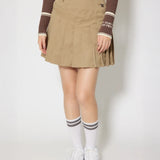 [WOMENS] Glen Check Pleated Skirt