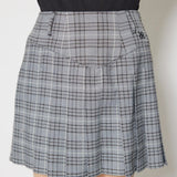 [WOMENS] Glen Check Pleated Skirt