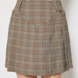 [WOMENS] Glen Check Pleated Skirt