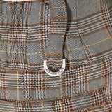 [WOMENS] Glen Check Pleated Skirt