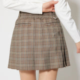 [WOMENS] Glen Check Pleated Skirt