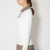 [WOMENS] Collared Compact Cut Top
