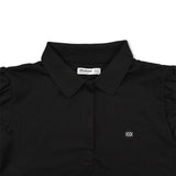 [WOMEMS] puff sleeves polo shirts