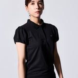 [WOMEMS] puff sleeves polo shirts