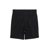 MESH TUCK SHORTS - BLACK