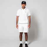 JACQUARD TUCK SHORTS - WHITE