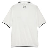 JACQUARD S/S POLO SHIRTS - WHITE