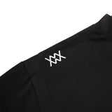 [MENS] S:bicolor mockneck - black
