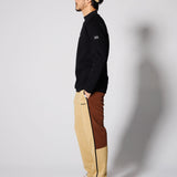 [MENS] S: Fakesuede Fullzip Pants