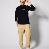 [MENS] S: Fakesuede Fullzip Pants