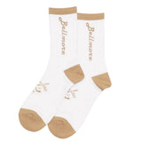 LOGO LINE SOCKS - BEIGE