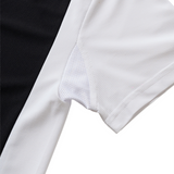 bicolor polo shirt WHITE×BLACK